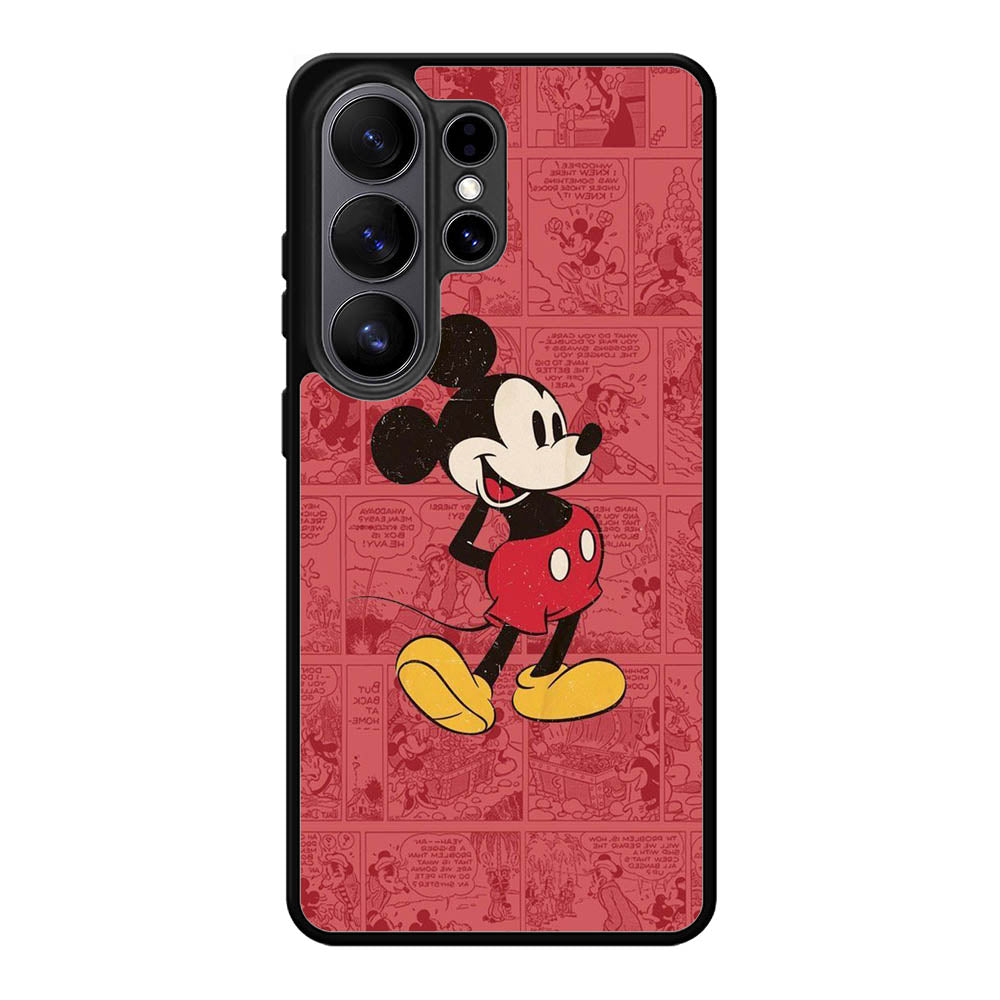 Mickey Mouse Retro Comic Samsung Galaxy S26 Plus Case