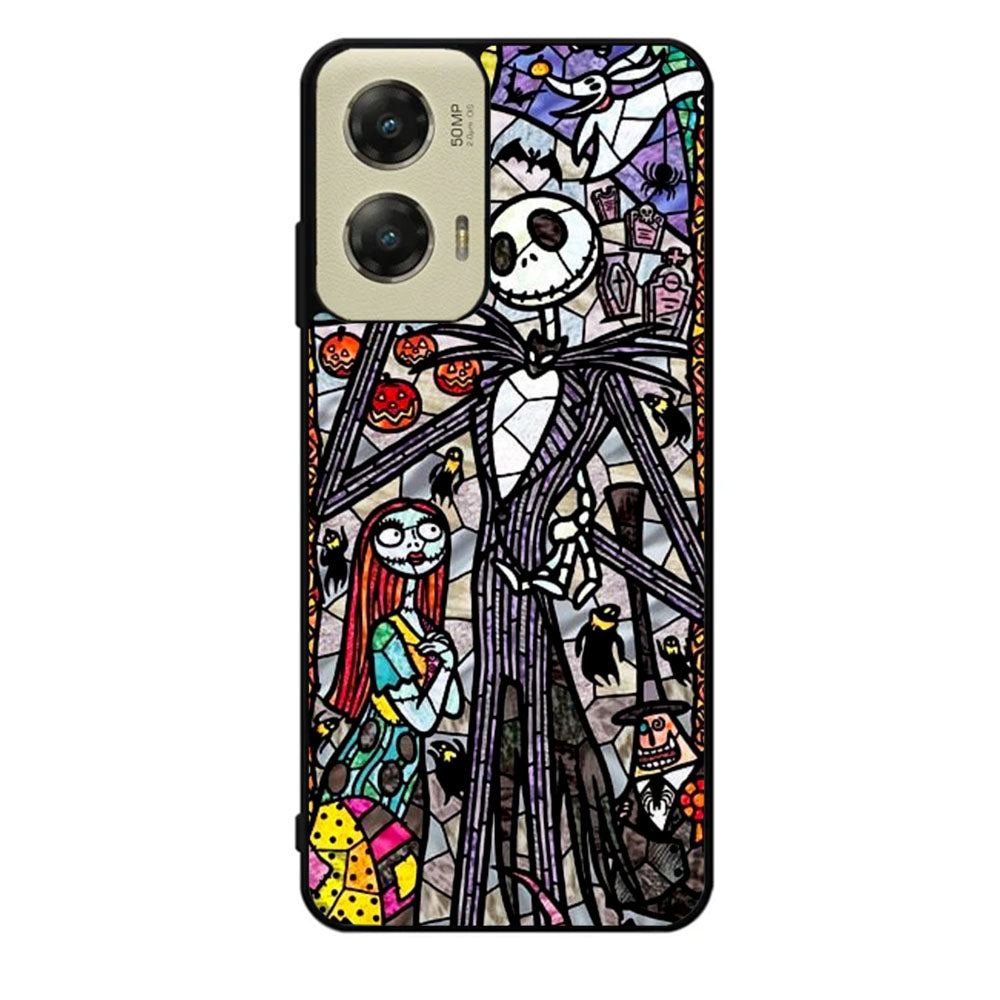 Nightmare Before Christmas Art Glass Case Motorola Moto G Stylus 2024 5G BC2090
