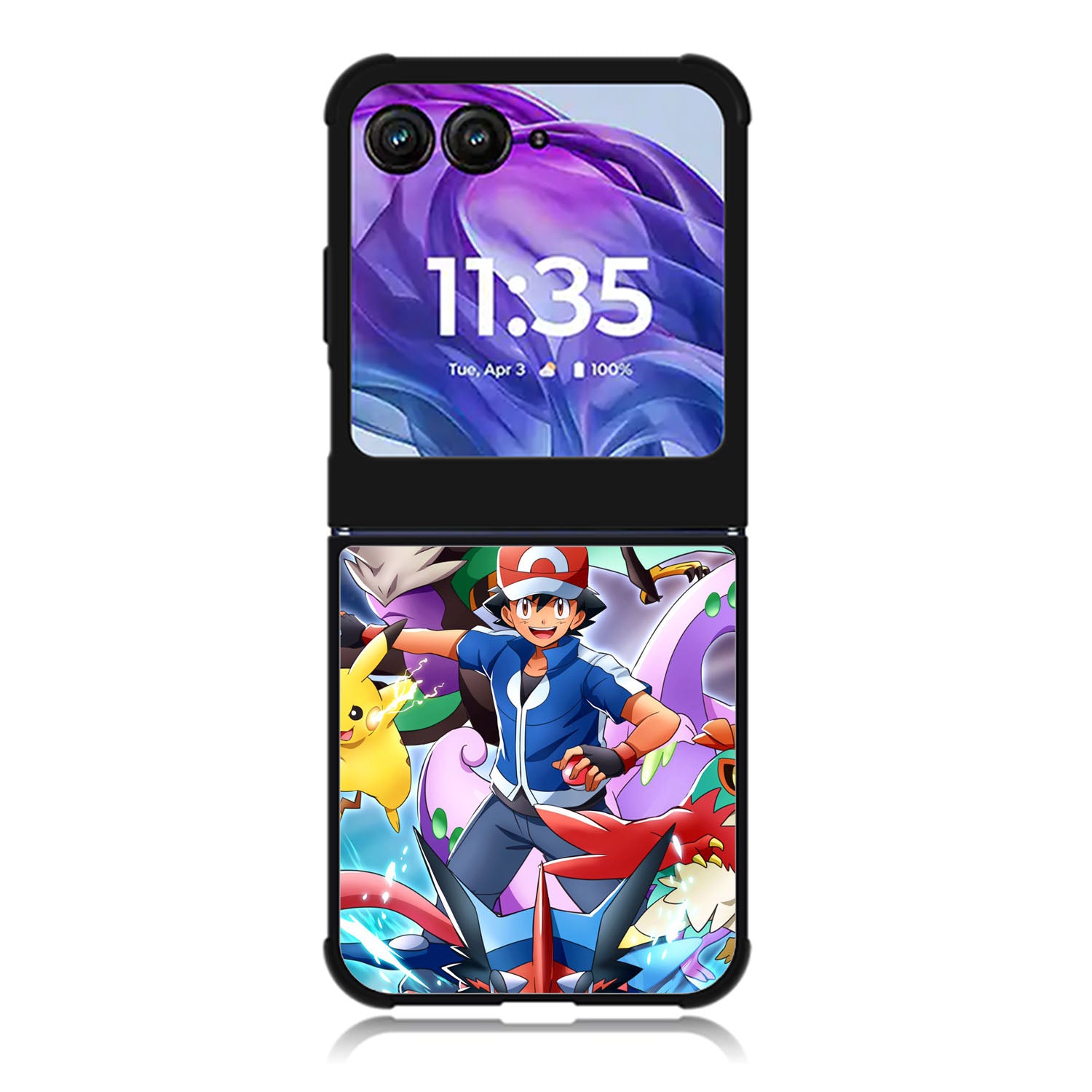Pokemon Pocket Monsters Motorola Moto Razr Plus 2025/2024 Case, Moto Razr 50 Ultra 5G BC2023