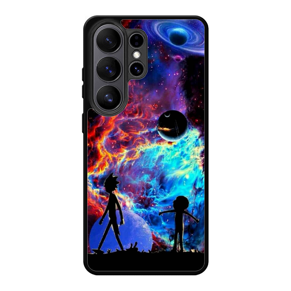Rick And Morty Flat Samsung Galaxy S26 Plus Case