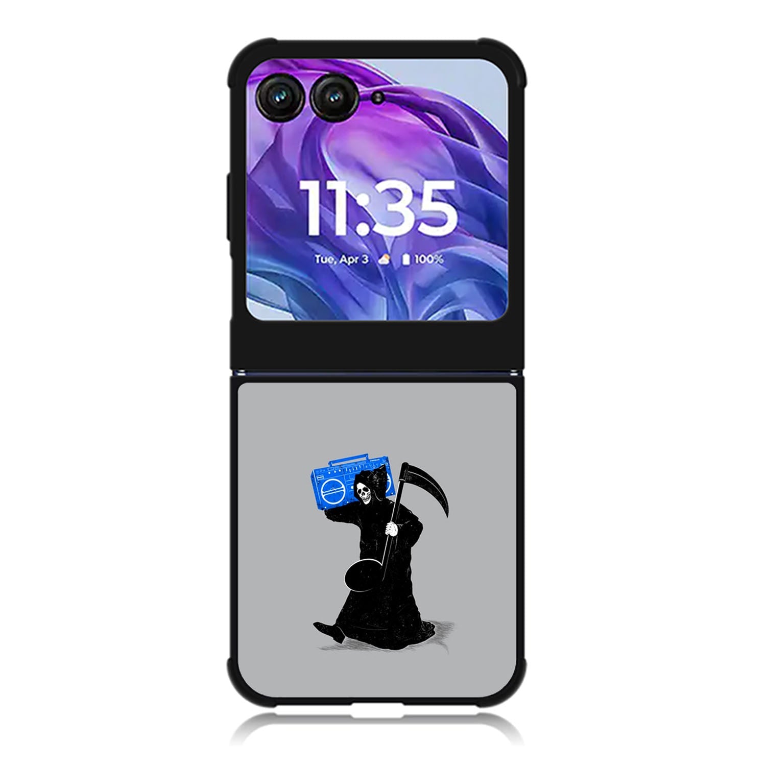 Grim Reaper Tape Motorola Moto Razr 2024 , Moto Razr 50 Case FE2124
