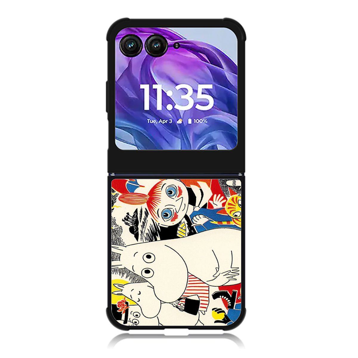 Moomins Comic Motorola Moto Razr Plus 2025/2024 Case, Moto Razr 50 Ultra 5G BC2073