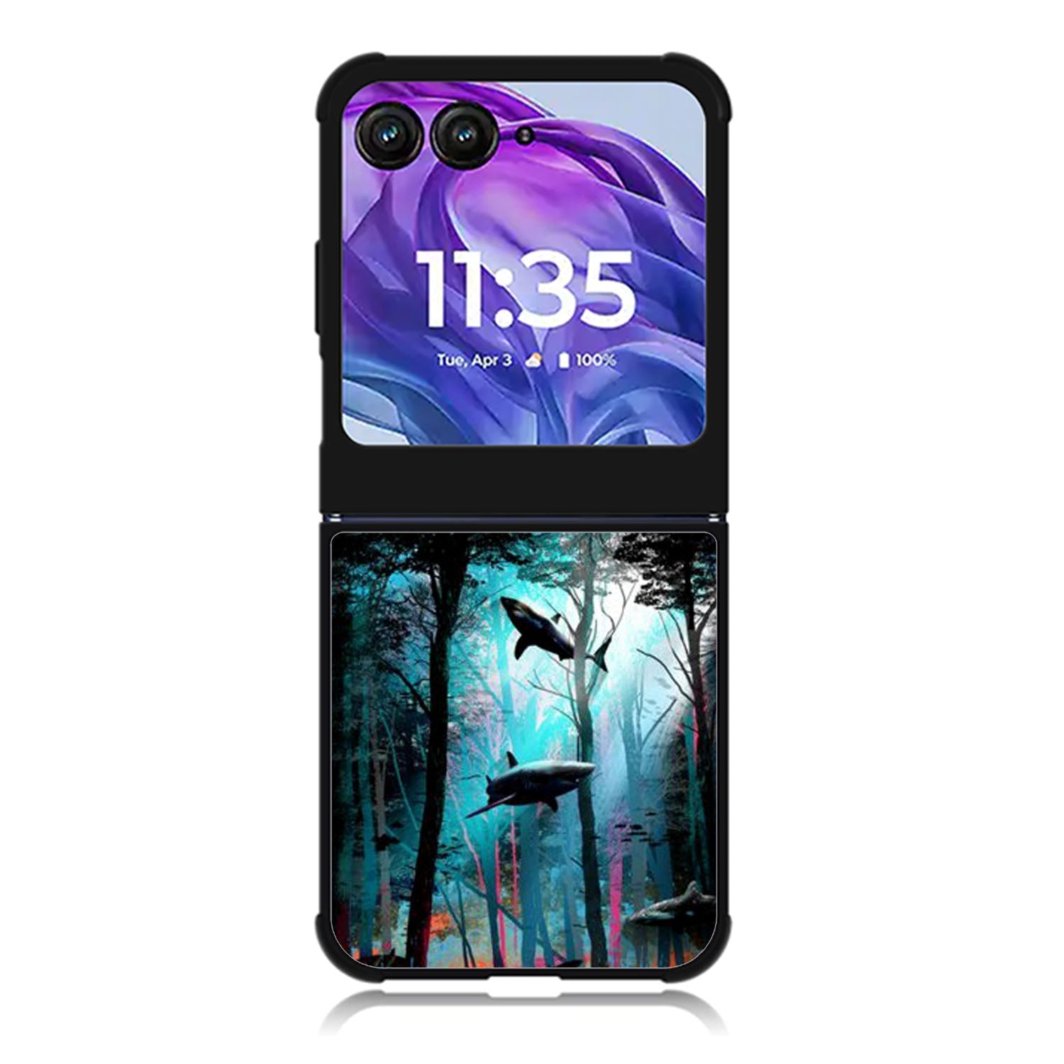 Shark Forest Motorola Moto Razr 2024 , Moto Razr 50 Case FE2052