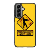 Zombie Crossing Sign Samsung Galaxy A37 Case BC1977