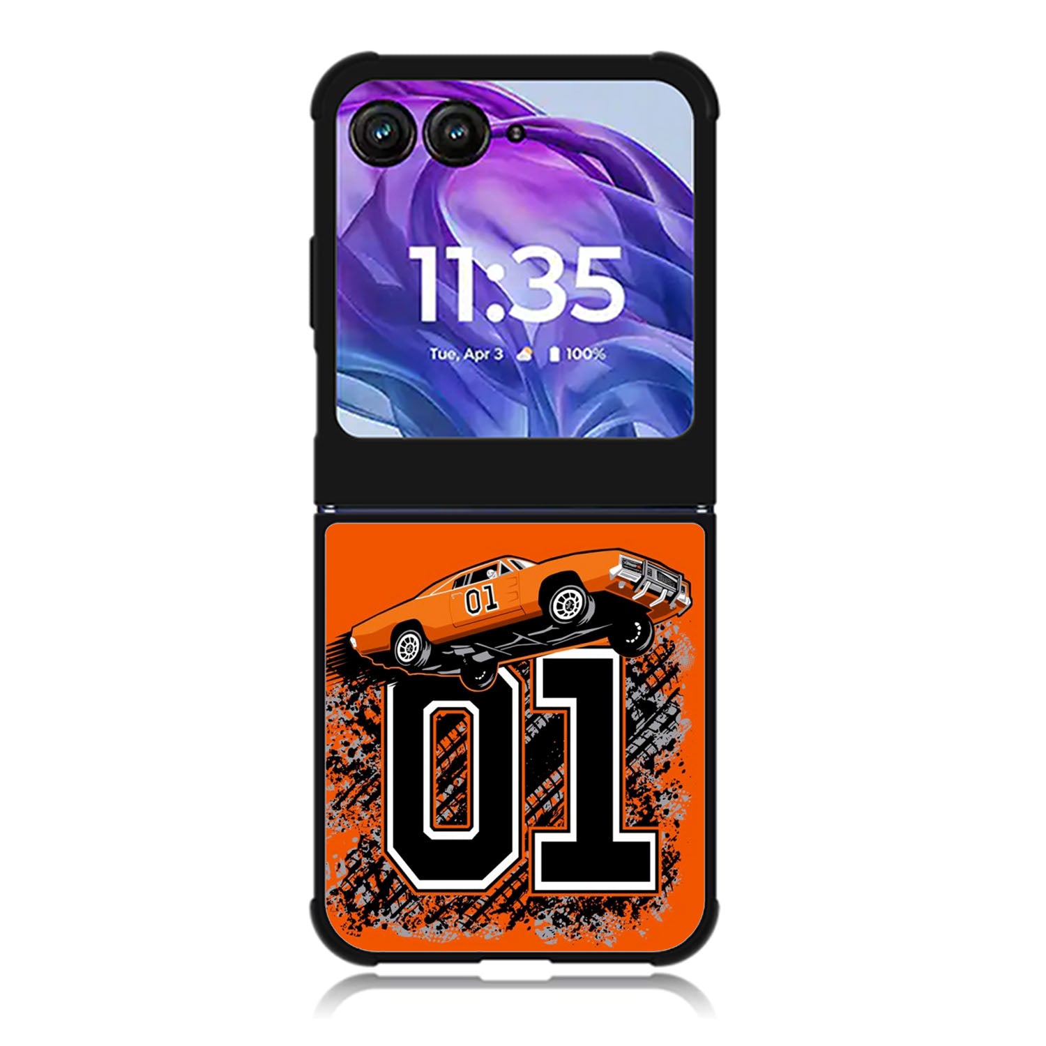 General Lee 01 Dukes Of Hazzard Motorola Moto Razr Plus 2025/2024 Case, Moto Razr 50 Ultra 5G BC2221