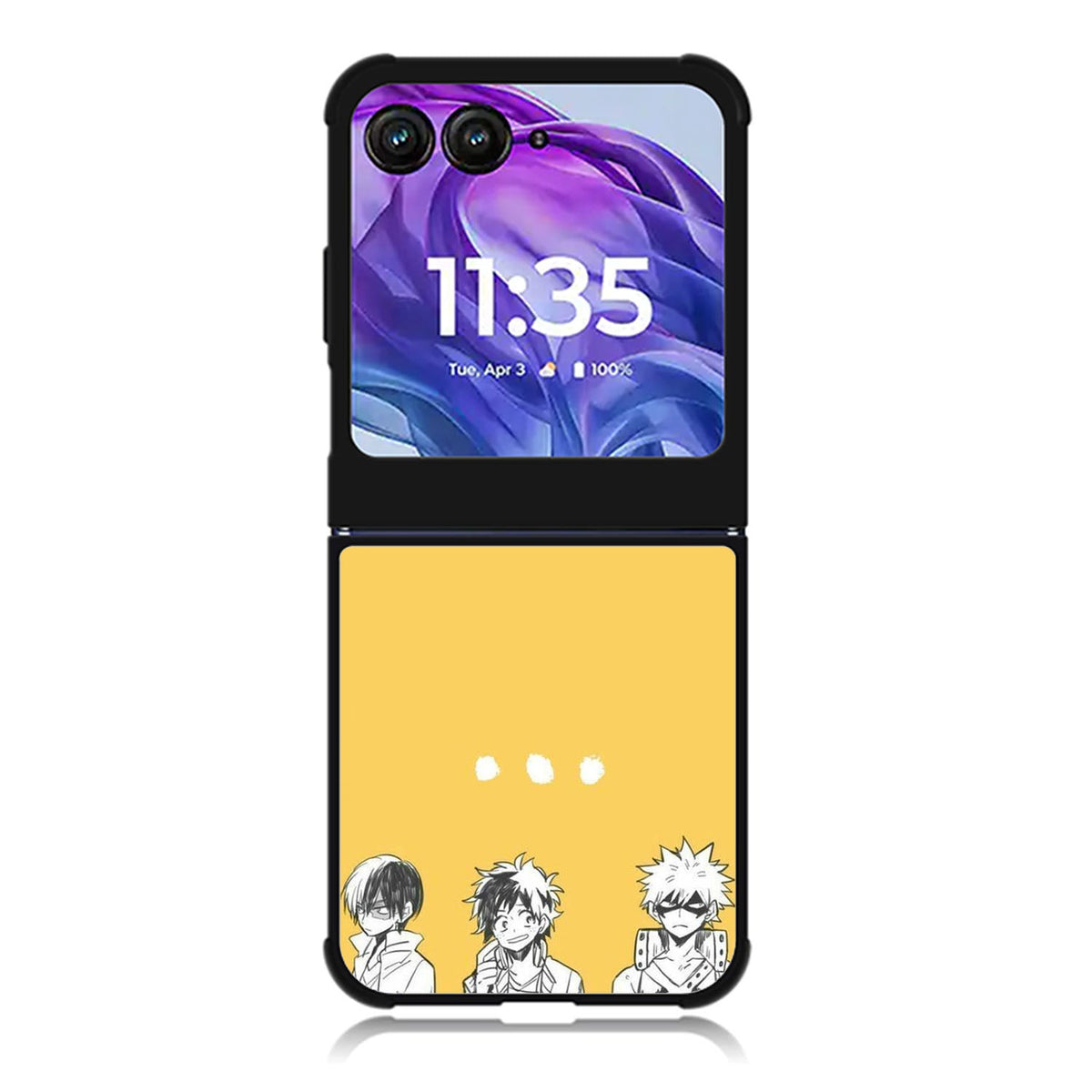 Trio Boku no Hero Academia Motorola Moto Razr 2024 , Moto Razr 50 Case FE1986