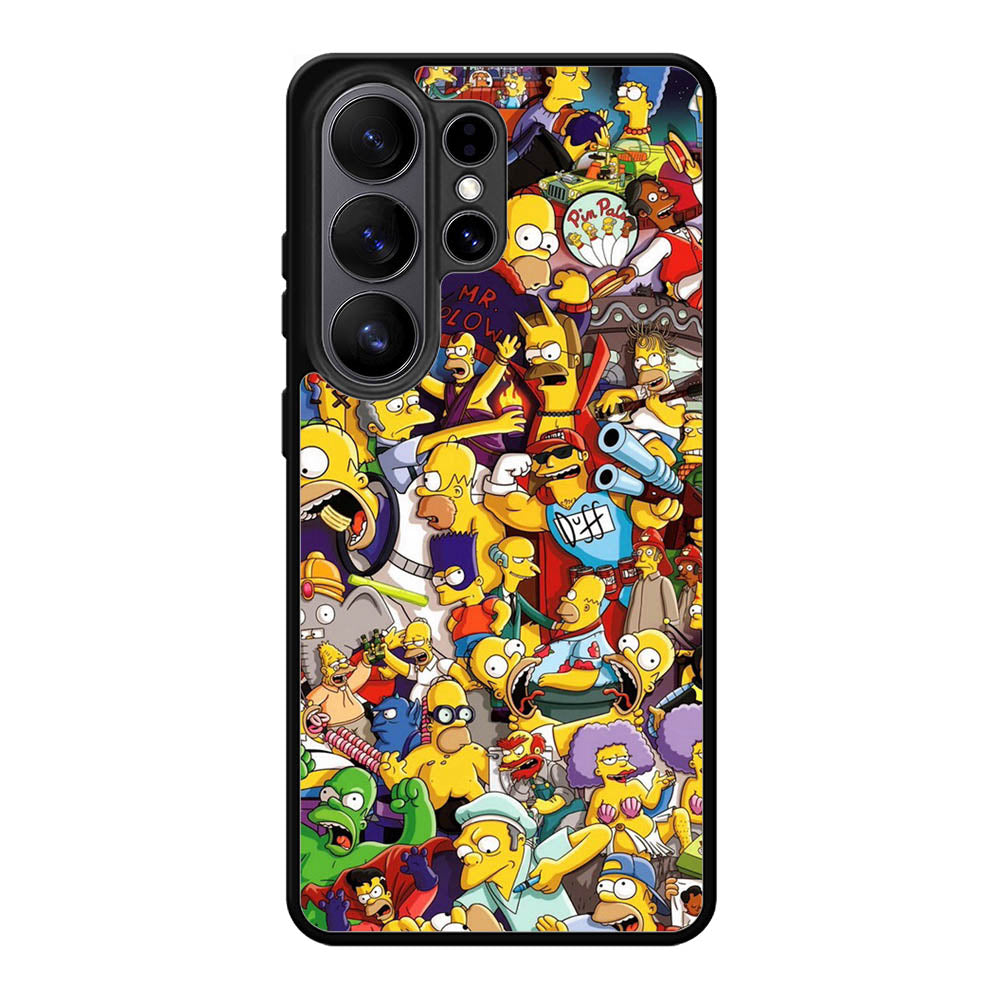 The Simpsons Collage Case Samsung Galaxy S26 Plus Case DC1878