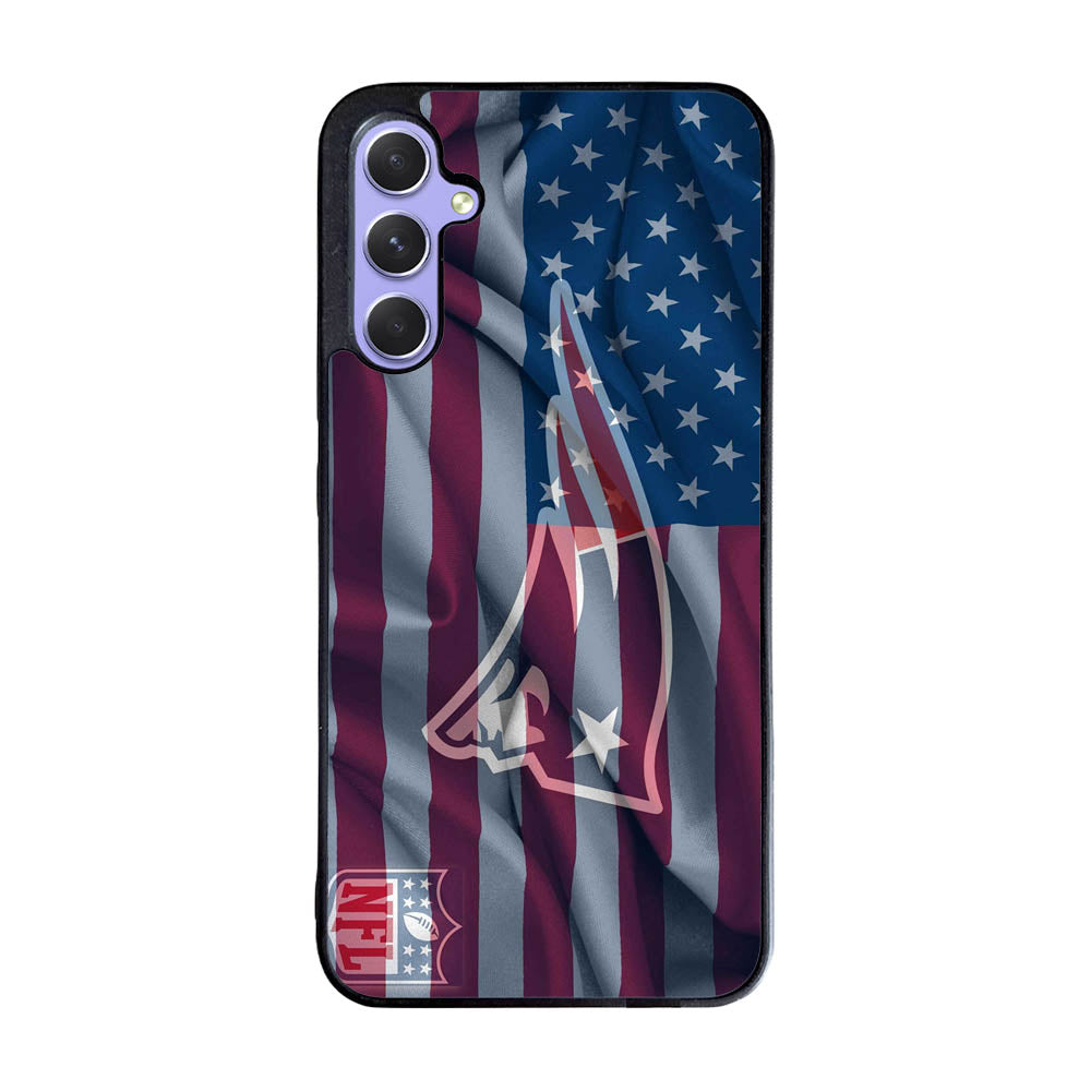 New England Patriots American Logo Case Samsung Galaxy A35 5G BC2082