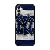 New York yankees wood Logo Case Samsung Galaxy A15 BC2087