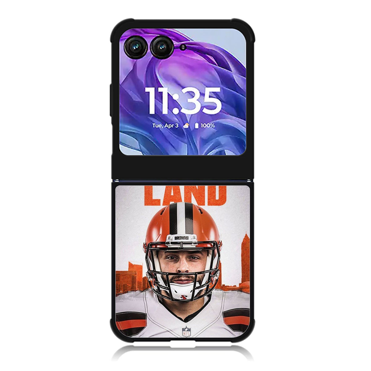 The Land Cleveland Browns Motorola Moto Razr 2024 , Moto Razr 50 Case FE2007