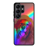 Dog Rainbow Light Samsung Galaxy S26 Plus Case