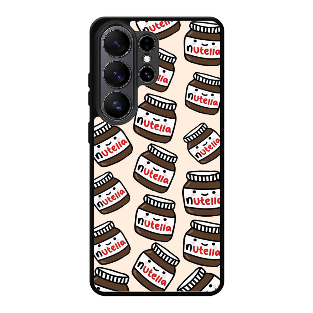 Nutella Pattern Samsung Galaxy S26 Plus Case
