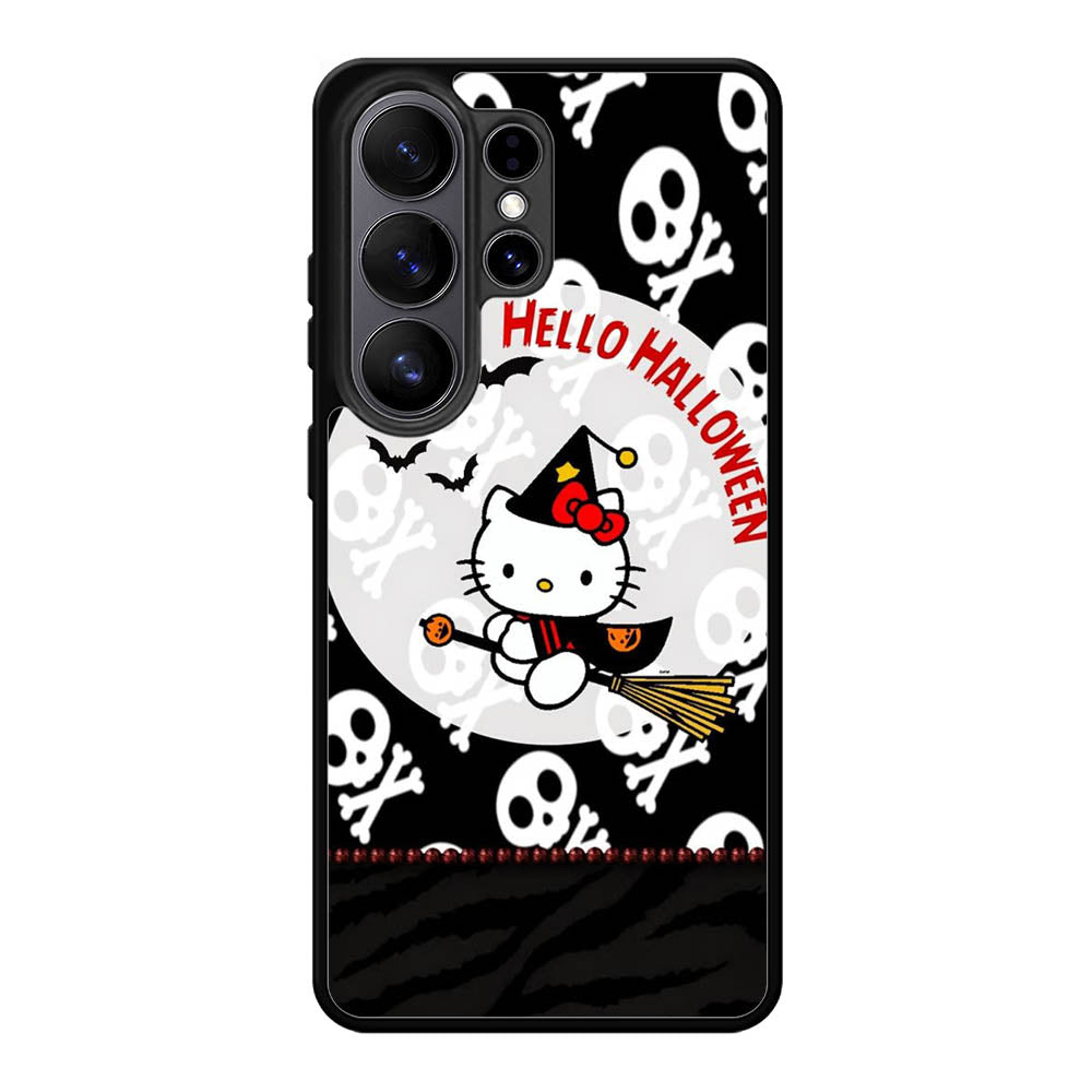 Hello Halloween Kitty Samsung Galaxy S26 Plus Case