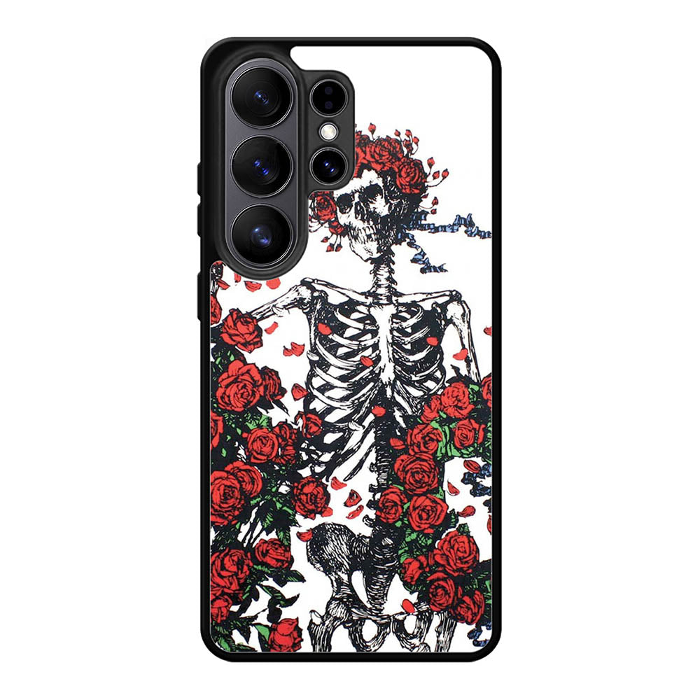 Grateful Dead Bones And Roses Samsung Galaxy S26 Plus Case