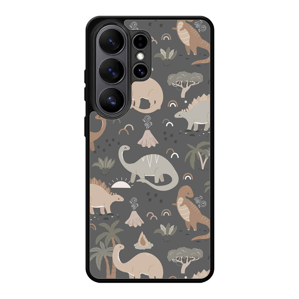 Cute Dinosaurs Samsung Galaxy S26 Plus Case