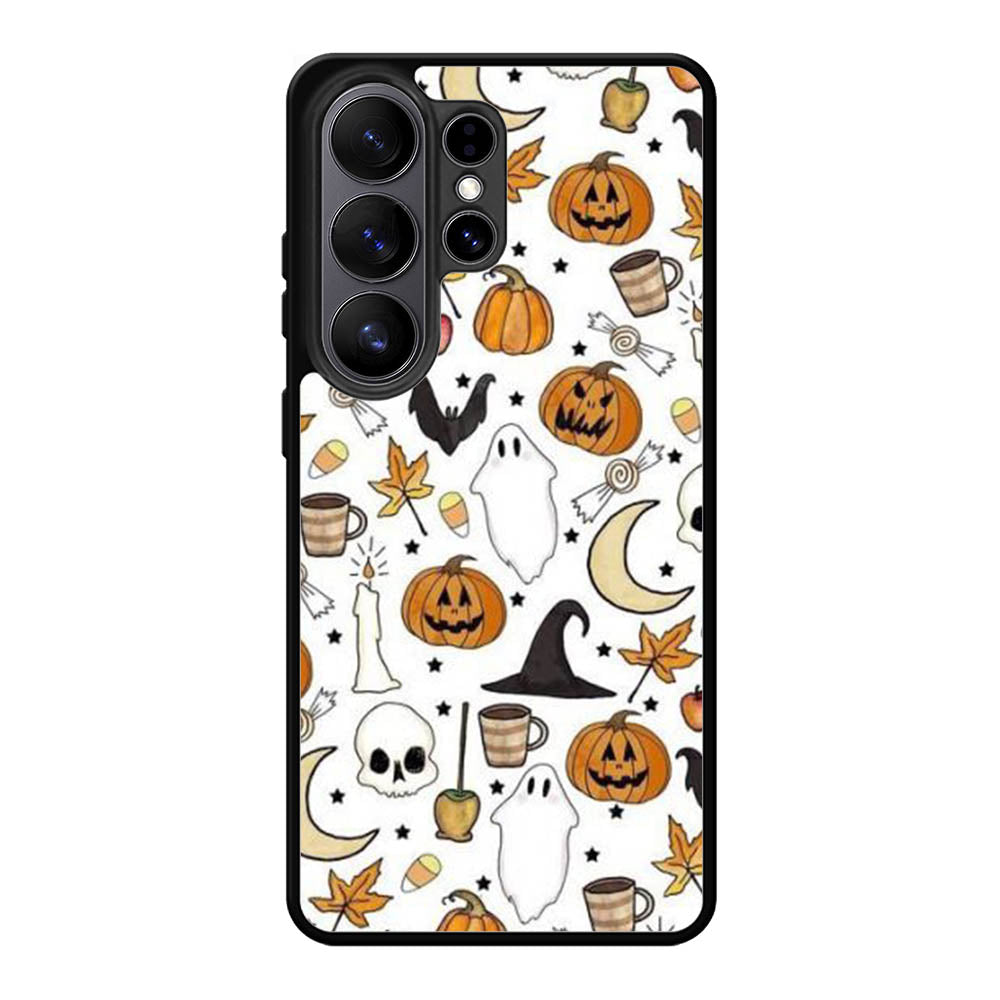 Halloween Pattern Samsung Galaxy S26 Plus Case