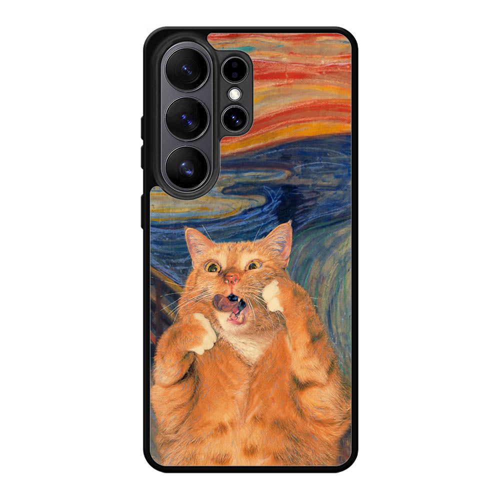 Cat The Scream Samsung Galaxy S26 Plus Case