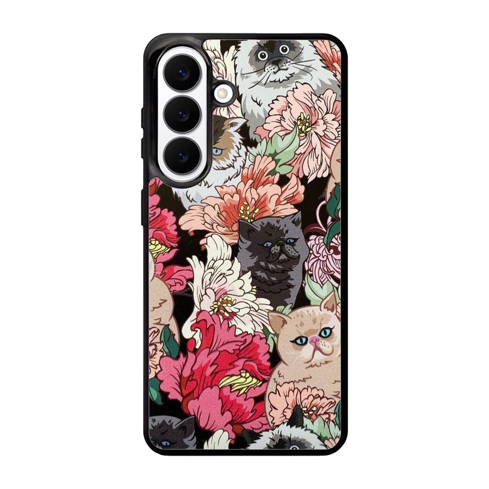 cat flower Samsung Galaxy S26 Case FE0138