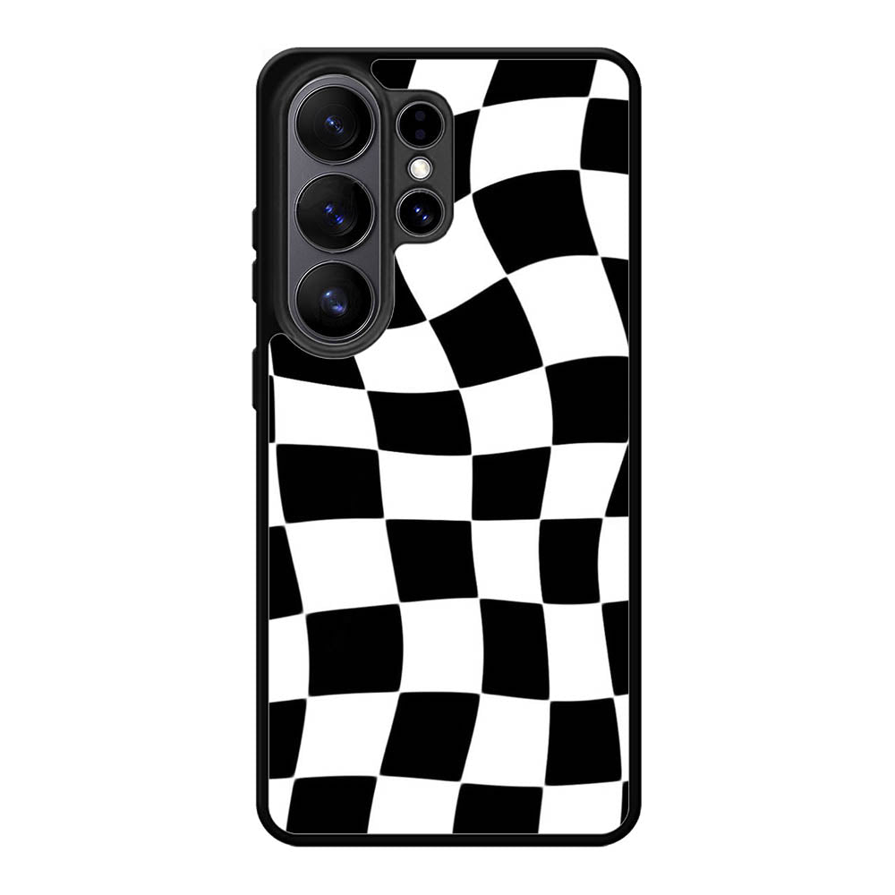 Retangel black white Samsung Galaxy S26 Ultra Case FE0536