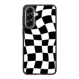 Retangel black white Samsung Galaxy A57 Case FE0536
