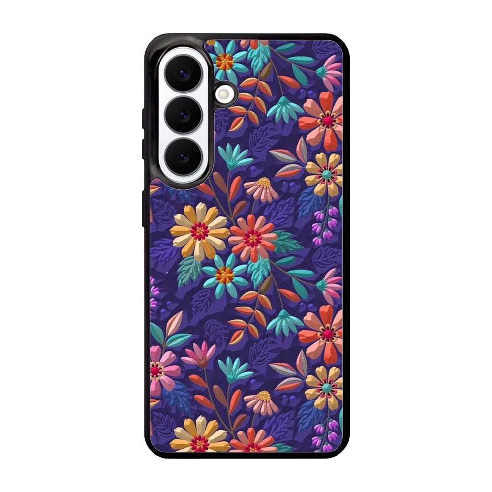 Flower violet 3D Samsung Galaxy S26 Case FE0282
