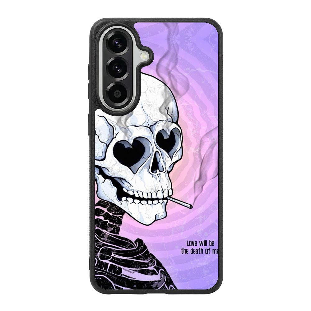 A skull falls in love Samsung Galaxy A37 Case FE0002