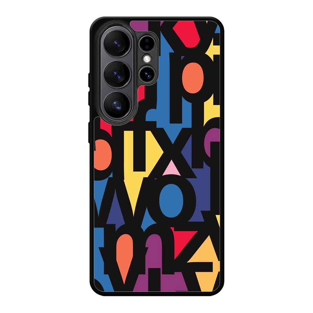 alpabet pattern Samsung Galaxy S26 Ultra Case FE0027