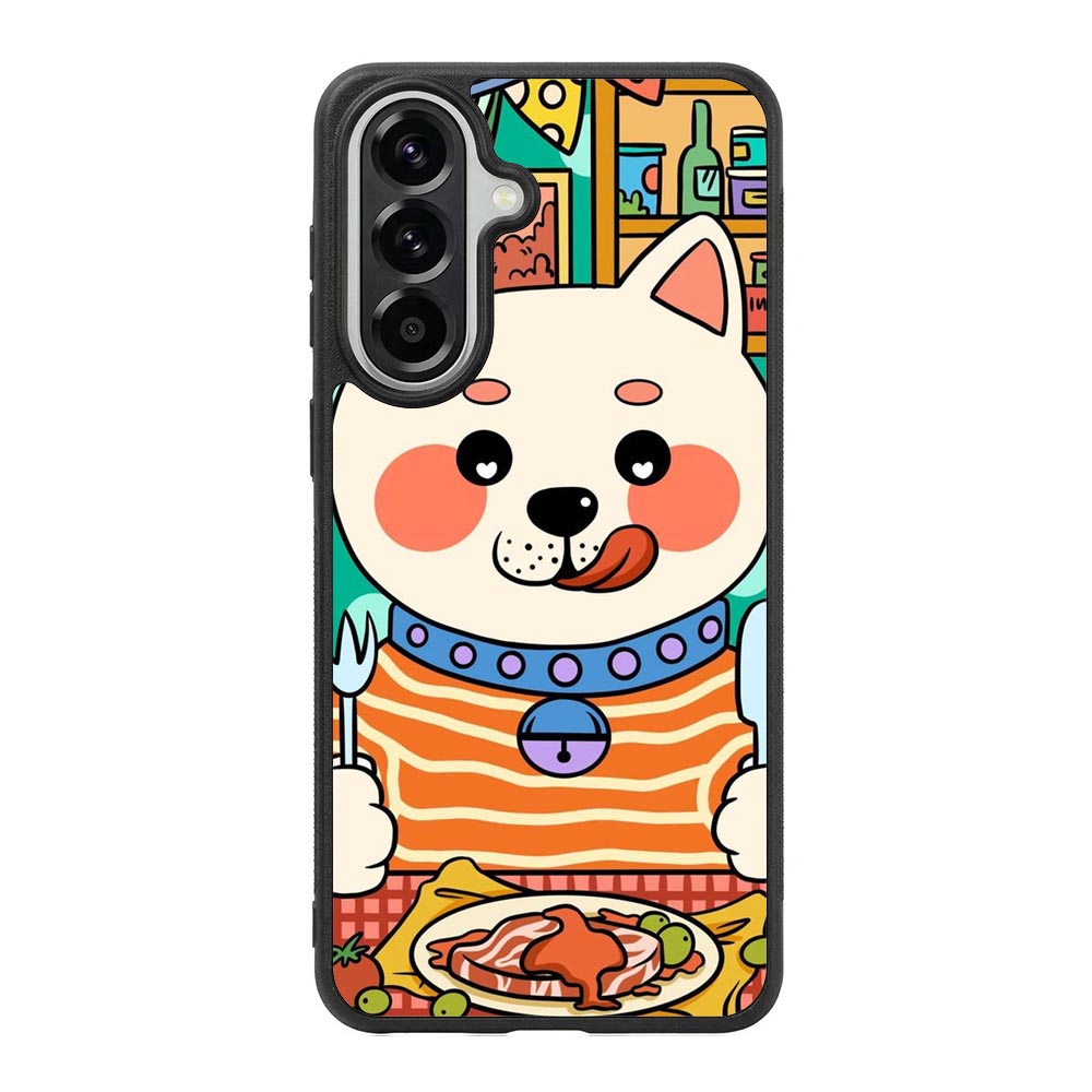 dogs eat meat Samsung Galaxy A37 Case FE0211