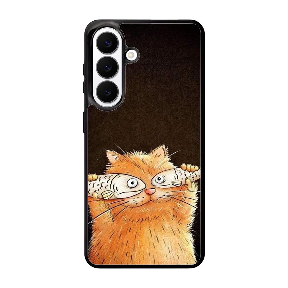 Fish cat Samsung Galaxy S26 Case FE0253