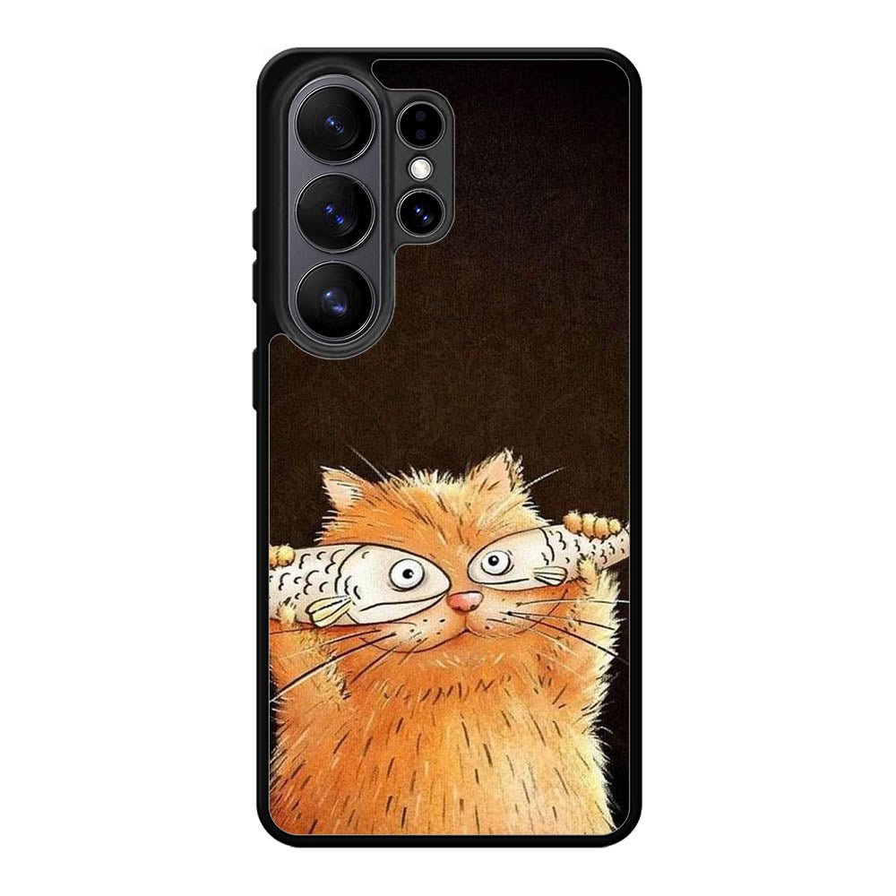 Fish cat Samsung Galaxy S26 Ultra Case FE0253