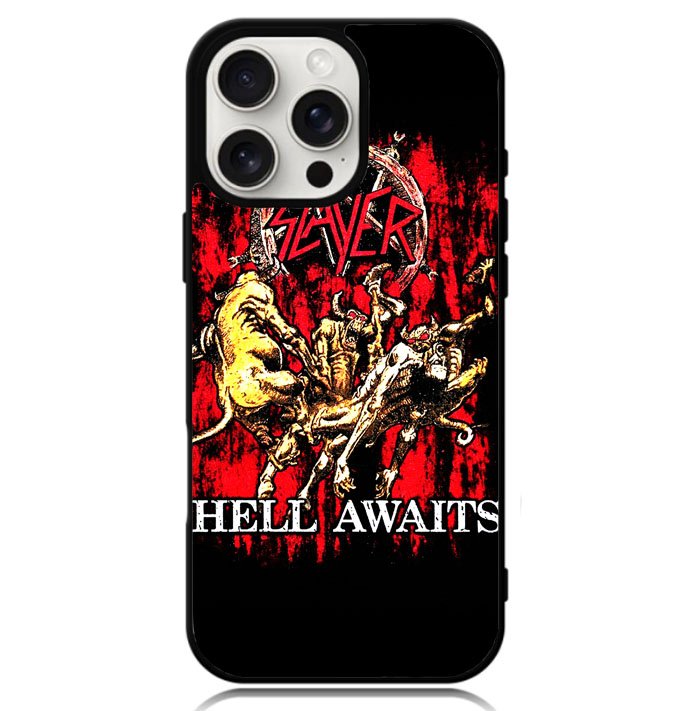 SLAYER Hell awaits Black Metal Band Case iPhone 16 Pro Max BC2808