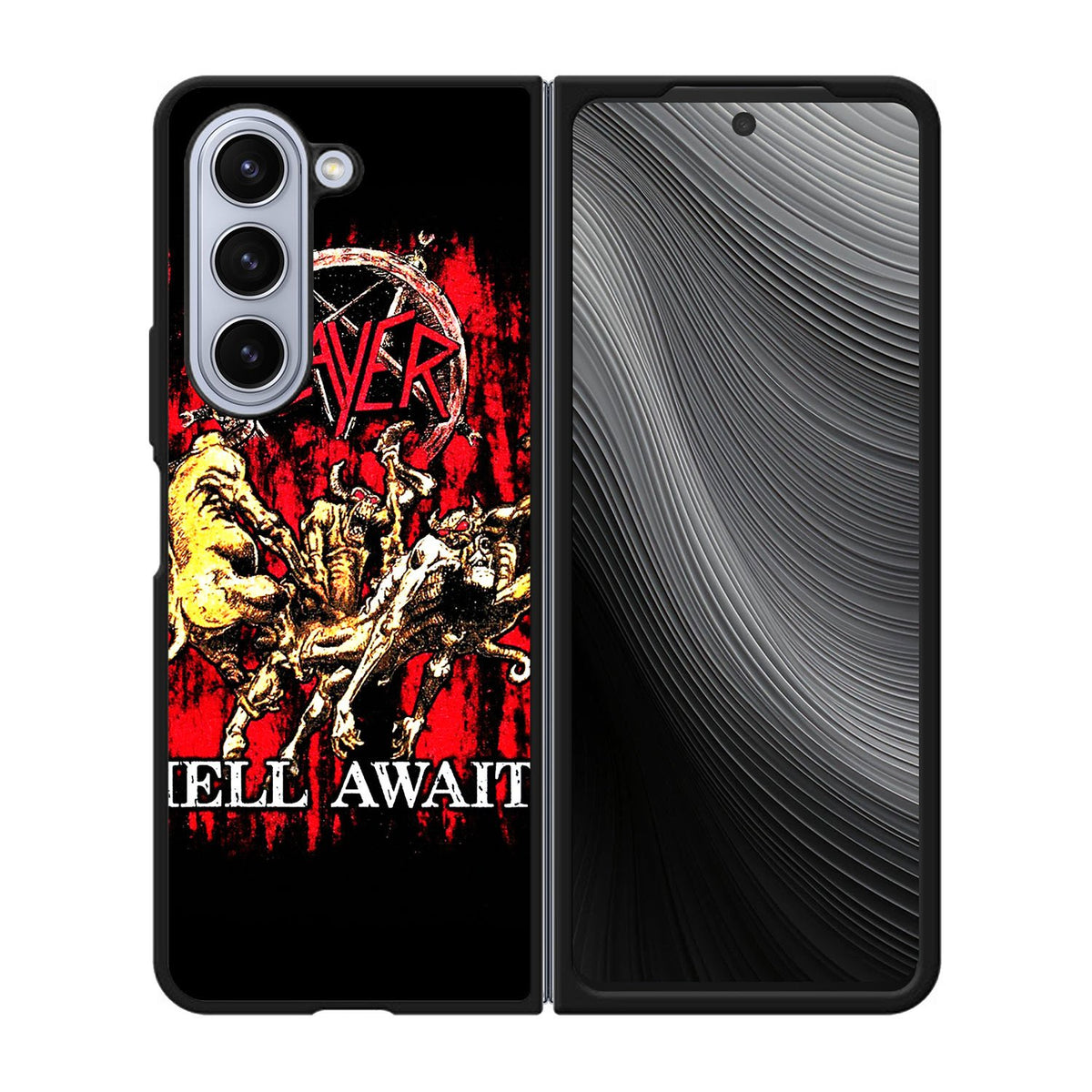 SLAYER Hell awaits Black Metal Band Case Samsung Galaxy z Fold 5 5G BC2808