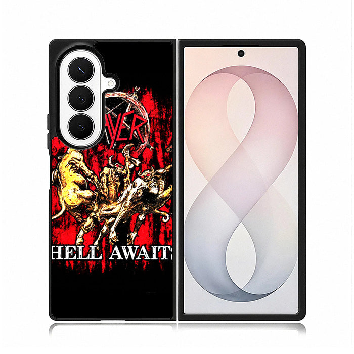 SLAYER Hell awaits Black Metal Band Samsung Galaxy Z Fold 8 Ultra Case BC2808