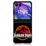 Jurassic Park Movie Plate vintage 4 Motorola Moto Razr 2024 , Moto Razr 50 Case