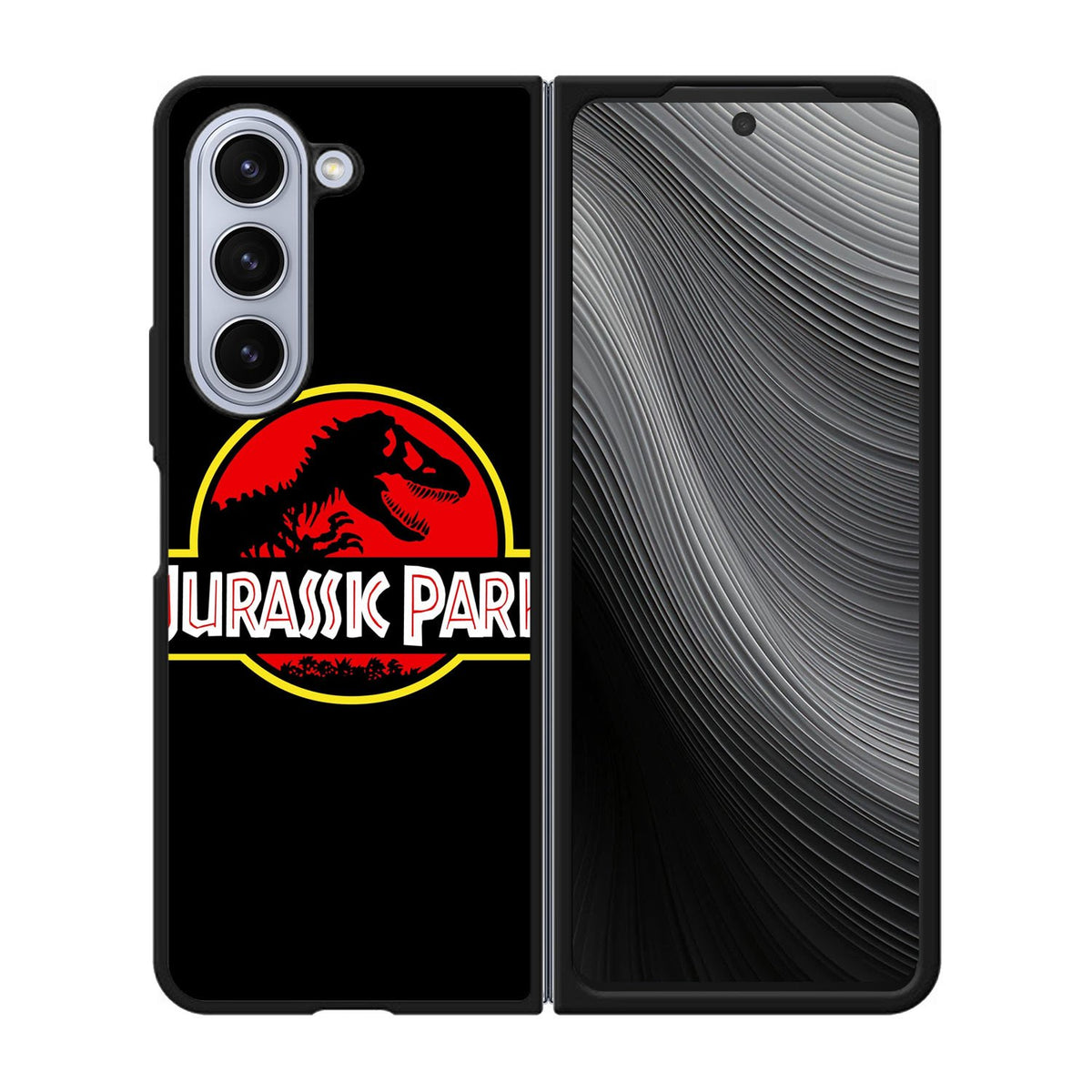 Jurassic Park Movie Plate vintage 4 Case Samsung Galaxy z Fold 5 5G BC2807