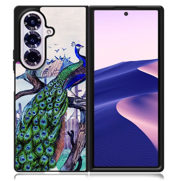 Vintage Classic Peacock Samsung Galaxy Z Fold 7 5G Case BC2796