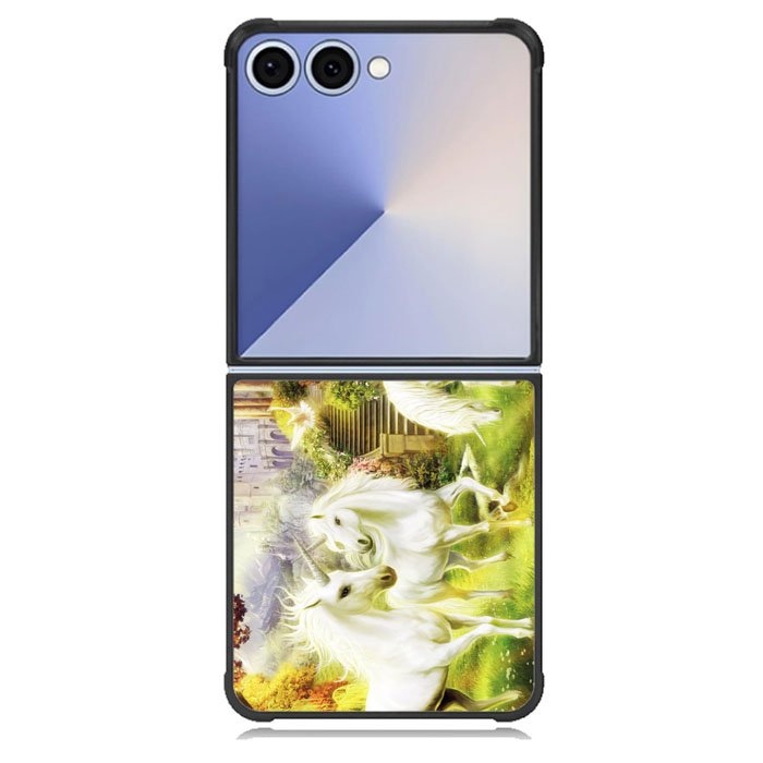 Horse Unicorn Wallpaper Samsung Galaxy Z Flip 7 Case BC2793