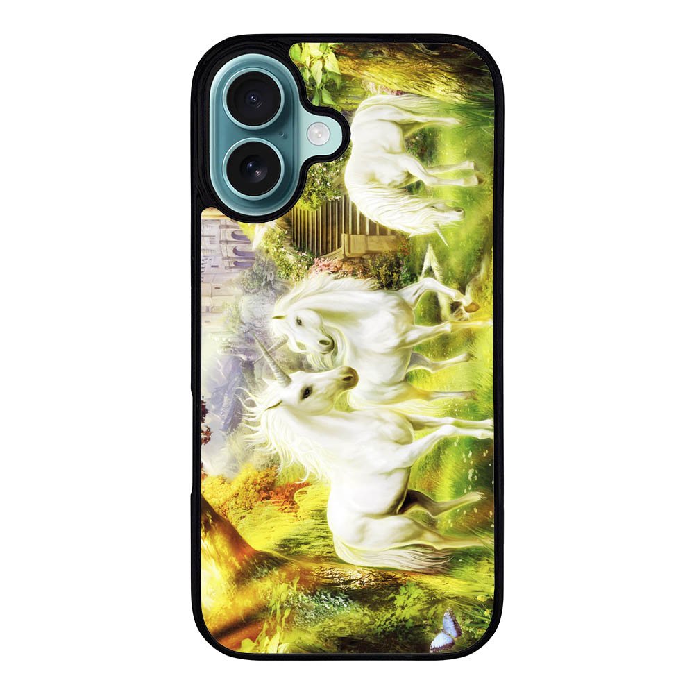 Horse Unicorn Wallpaper Case iPhone 16 Plus BC2793