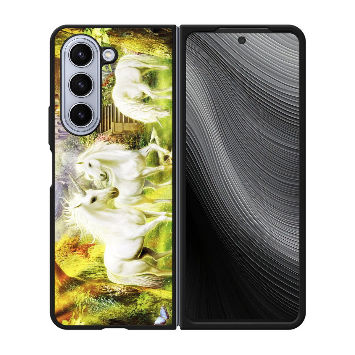 Horse Unicorn Wallpaper Case Samsung Galaxy z Fold 5 5G BC2793
