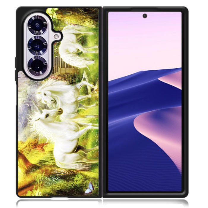 Horse Unicorn Wallpaper Samsung Galaxy Z Fold 7 5G Case BC2793