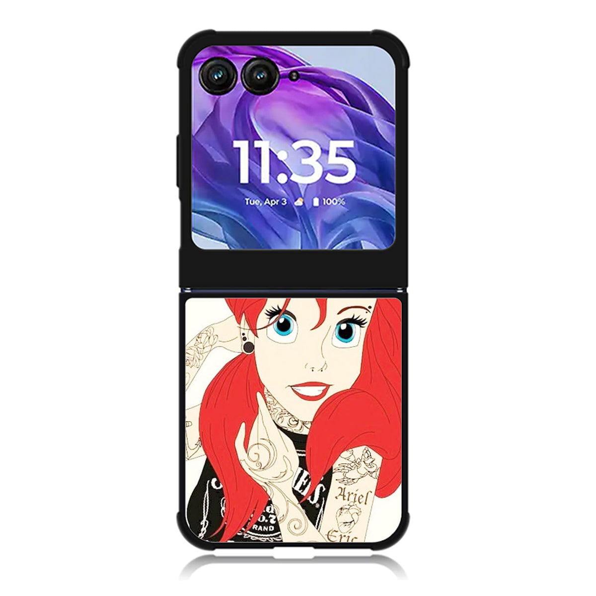 Tattooed Ariel Motorola Moto Razr 2024 , Moto Razr 50 Case FE2792