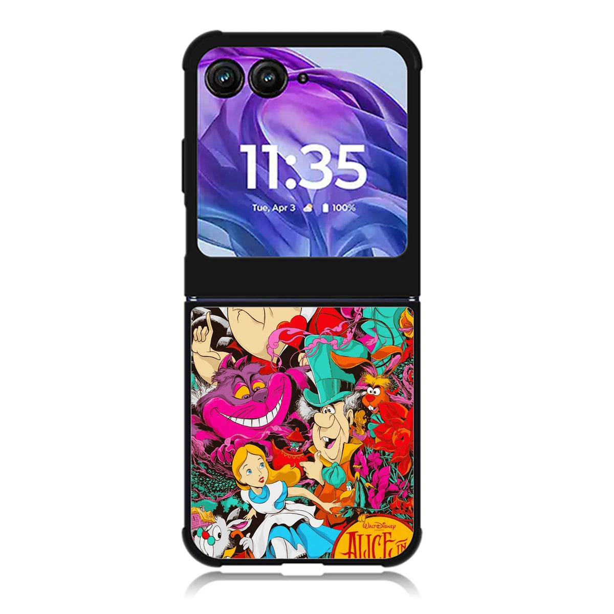 Alice In Wonderland Illustration Design  Motorola Moto Razr 2024 , Moto Razr 50 Case FE2786