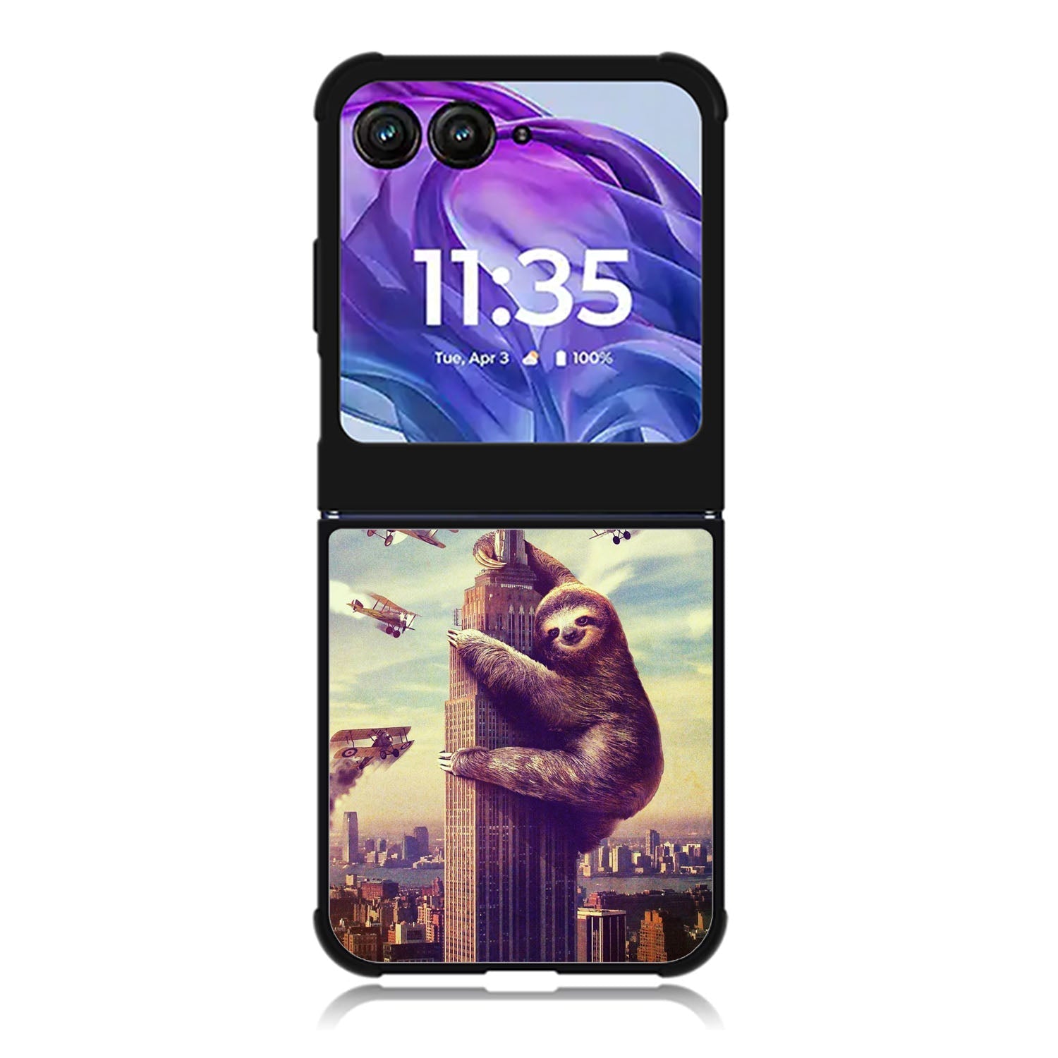 cool sloth wallpaper Motorola Moto Razr 2024 , Moto Razr 50 Case FE2776