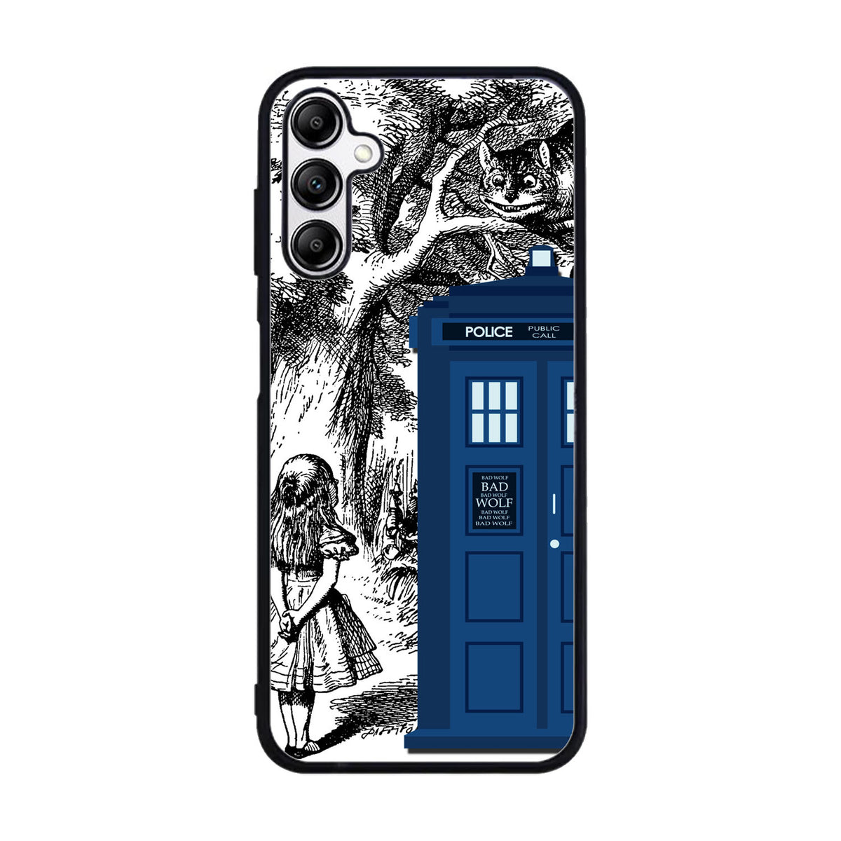 Alice In Wonderland Tardis Case Samsung Galaxy A15 BC2775