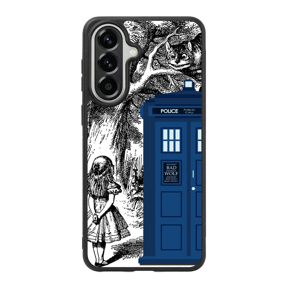 Alice In Wonderland Tardis Samsung Galaxy A37 Case BC2775
