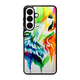 WALLPAPER Rainbow Watercolor Drop Samsung Galaxy S26 Case BC2768