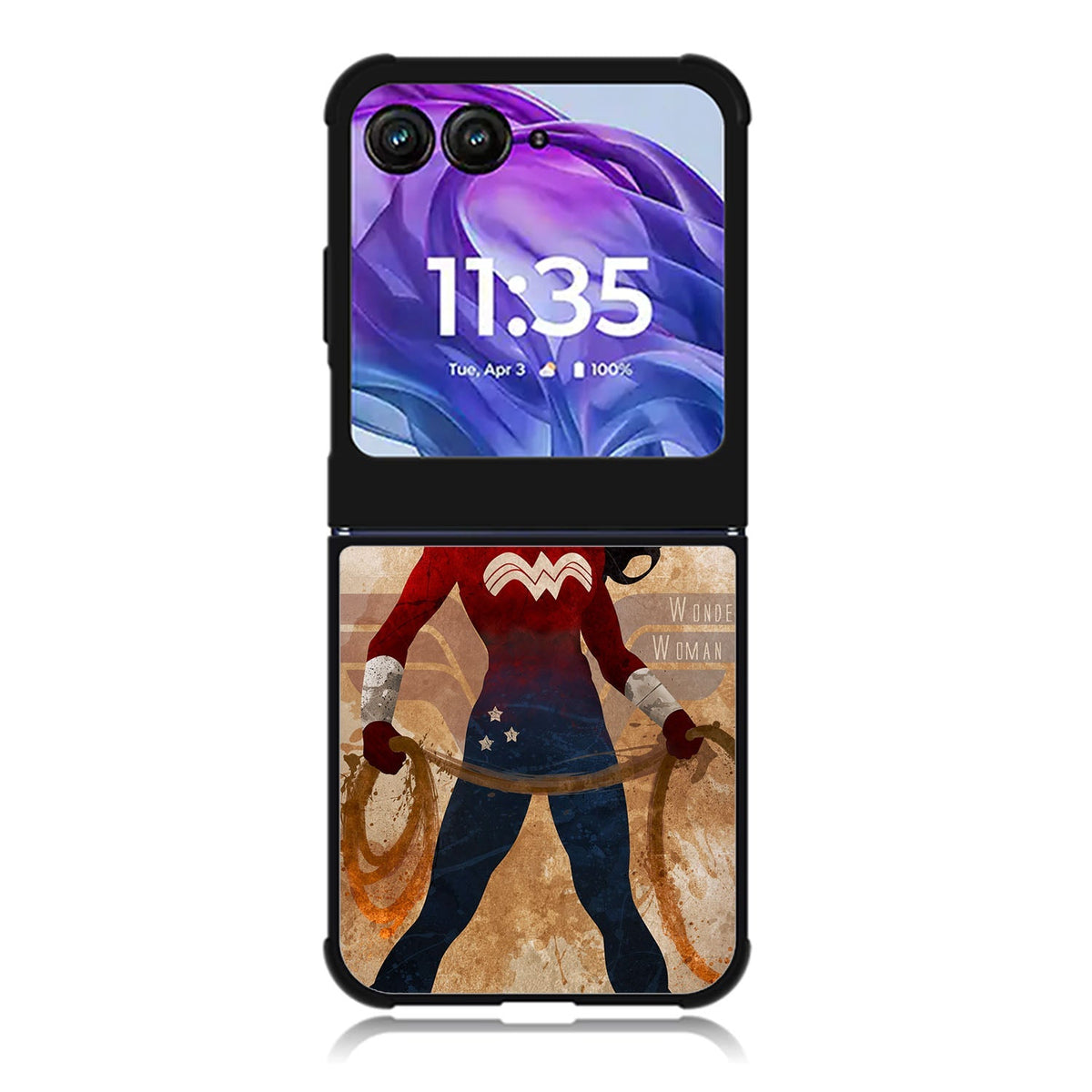 WONDER WOMAN silhouette Motorola Moto Razr 2024 , Moto Razr 50 Case FE2764