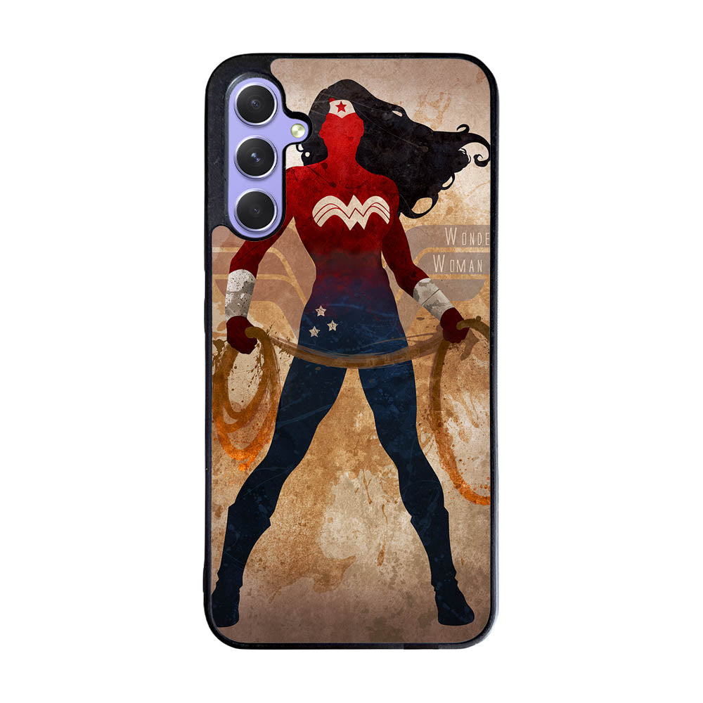 WONDER WOMAN silhouette Case Samsung Galaxy A35 5G BC2764