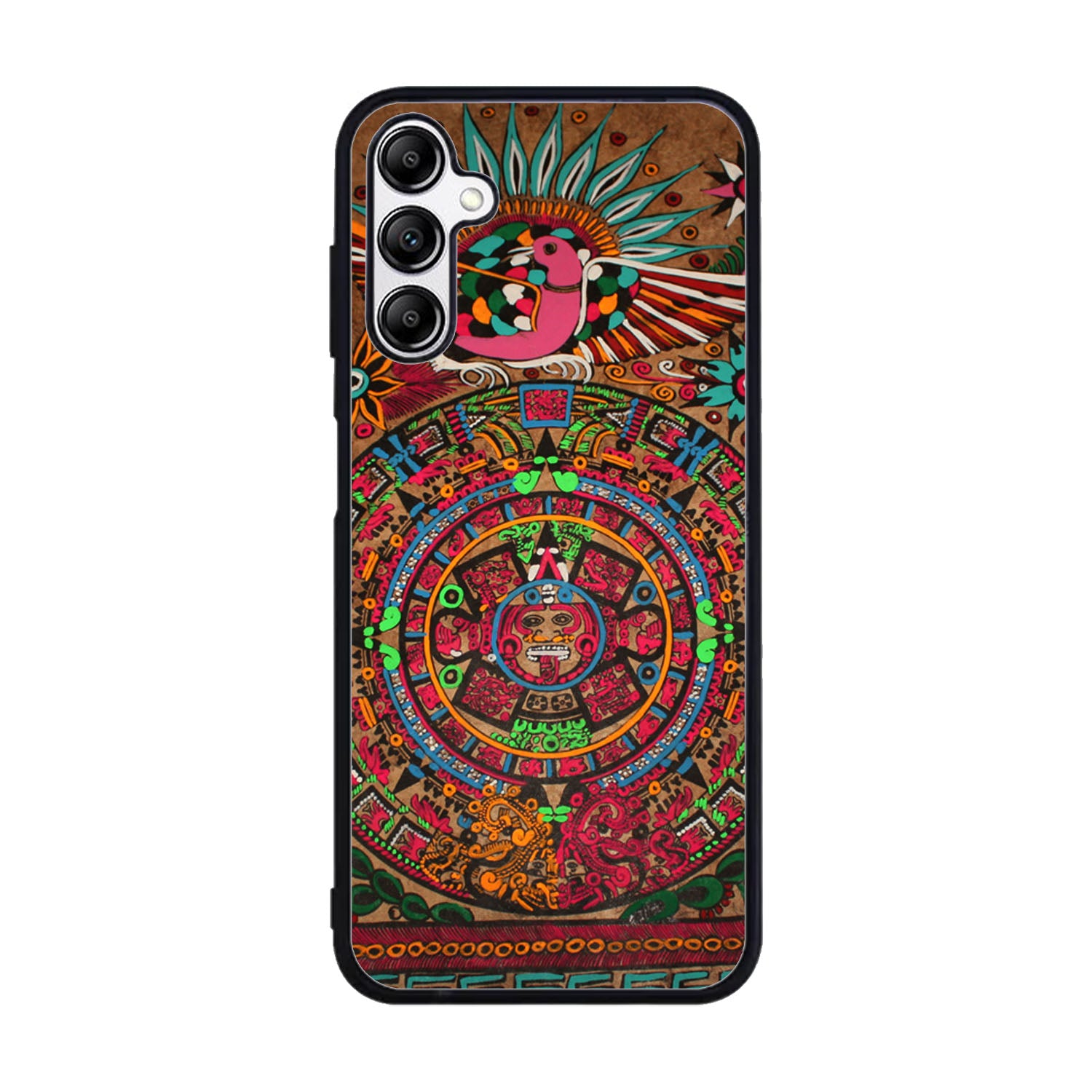 Aztec Calendar Wood Texture Case Samsung Galaxy A15 BC2761