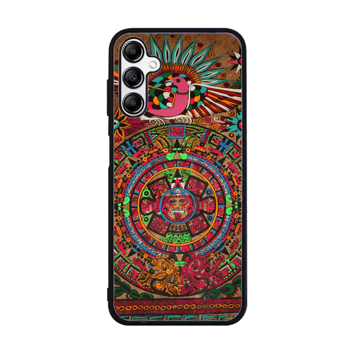 Aztec Calendar Wood Texture Case Samsung Galaxy A15 BC2761
